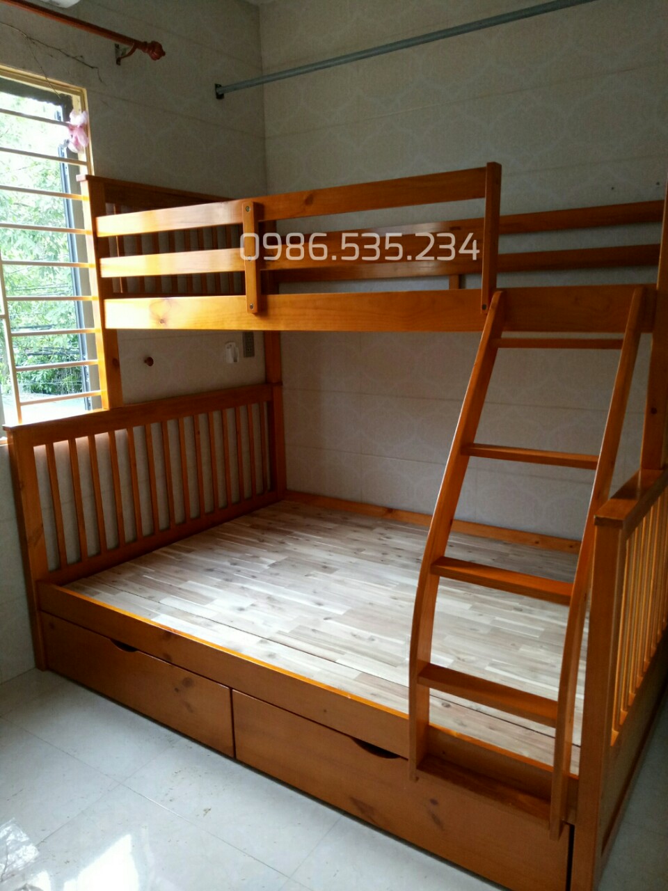 Giường tầng trẻ em Fanta F28-OAK